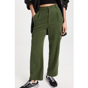 REFORMATION Jackson Trouser in Fern 6
